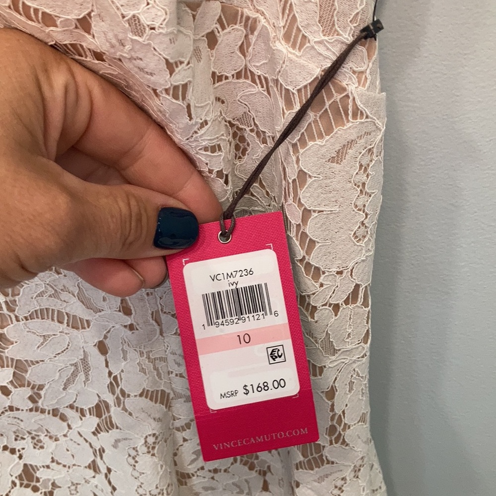 NWT lace nude sheath dress!! Very flattering! - Picture 3 of 5